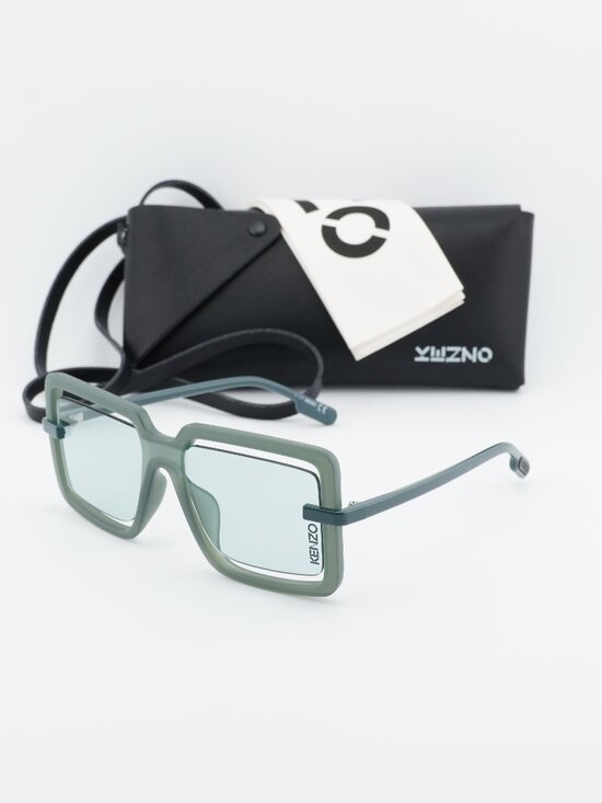 Kenzo KZ40049U 94N Square Sunglasses - Green main image 8